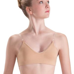 Girl's Convertible Strap Bra Beige